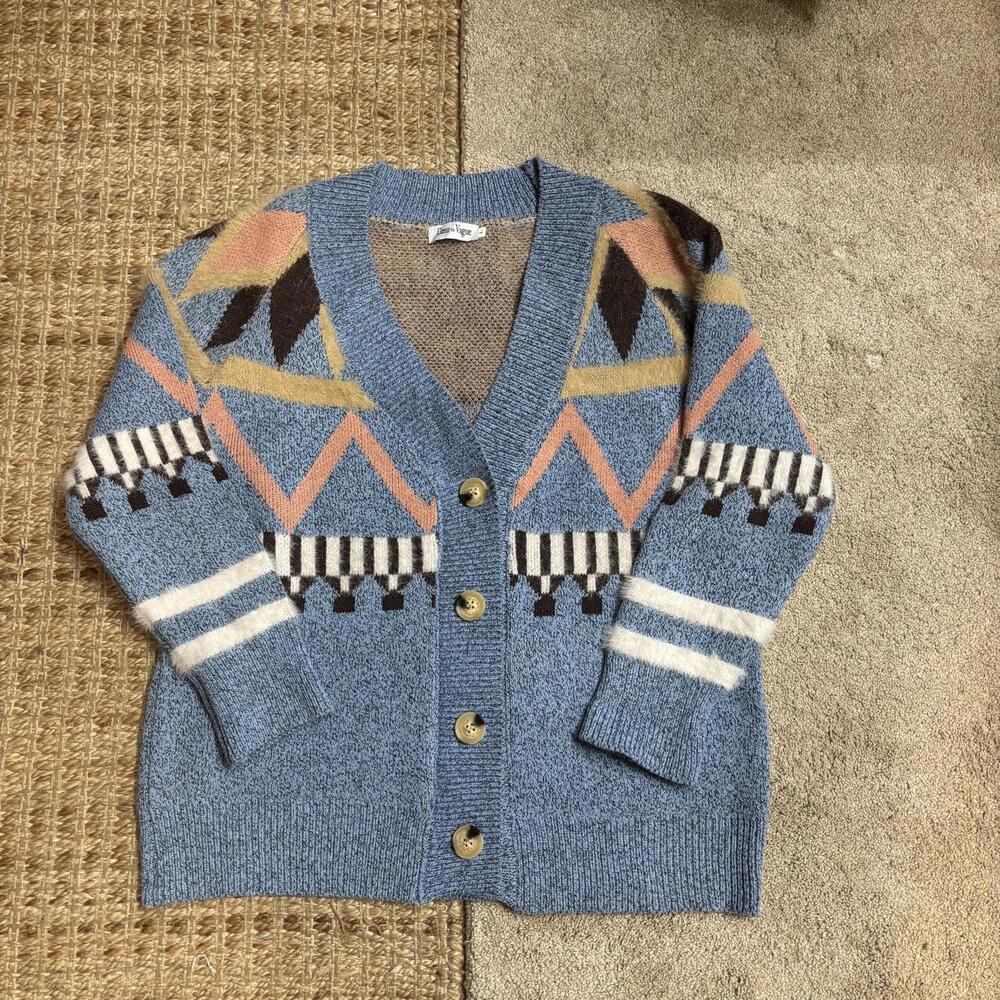 Coeur de Vague knit cardigan size large